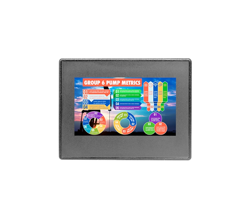 Controlador com sistema touch e display 4.3" Controlador com sistema touch e display 4.3"