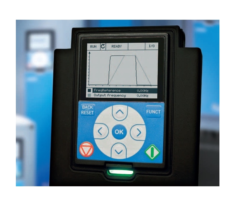 Variador de velocidade Vacon 100 - display Variador de velocidade Vacon 100 - display