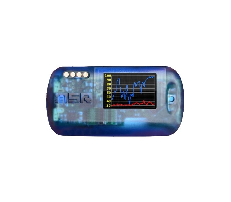 MSR 145WD - Mini datalogger de temperatura, humidade, pressão, luminosidade e aceleração, com display gráfico e dispositivo bluetooth