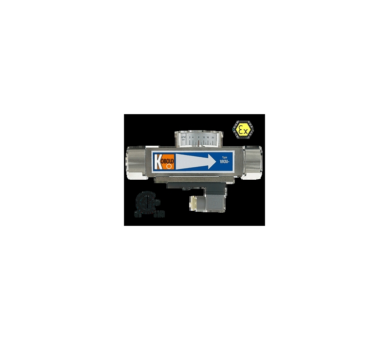 VKM - Rotametro/interruptor de caudal para líquidos viscosos e não viscosos