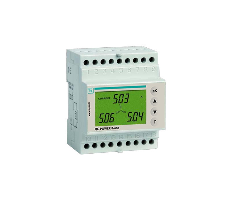 QC-POWER-T-RELE - Analisador de rede trifasico com saida a relé QC-POWER-T-RELE - Analisador de rede trifasico com saida a relé