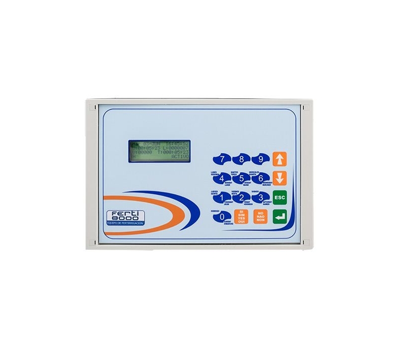 FERTI 8000 - Programador de regas para culturas hidropónicas com controlo de fertirrigação mediante os parâmetros de pH e condutividade elétrica FERTI 8000 - Programador de regas para culturas hidropónicas com controlo de fertirrigação mediante os parâmetros de pH e condutividade elétrica