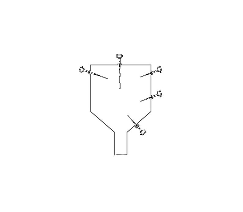 Interruptor de nível para sólidos RfNivo Interruptor de nível para sólidos RfNivo