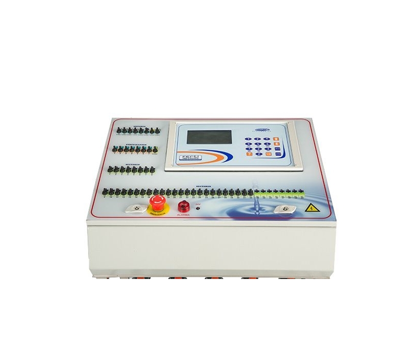 Programador de rega com controlo de fertirrigação mediante parâmetros de pH e condutividade elétrica Programador de rega com controlo de fertirrigação mediante parâmetros de pH e condutividade elétrica