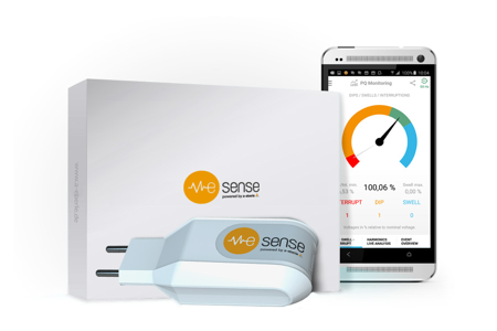 WeSenseTM para Android – utilize o seu smartphone como um medidor de qualidade energética