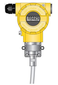 Sonda hidrostática inteligente para medição de nível de líquidos em tanques, poços profundos e reservatórios.