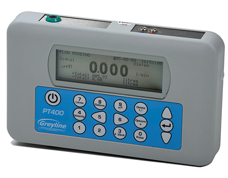 PT400 - Caudalímetro ultrassónico portátil para líquidos limpos PT400 - Caudalímetro ultrassónico portátil para líquidos limpos