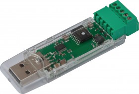 Conversor e isolador USB-RS485