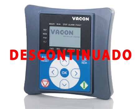 Variador de velocidade Vacon 20X - display